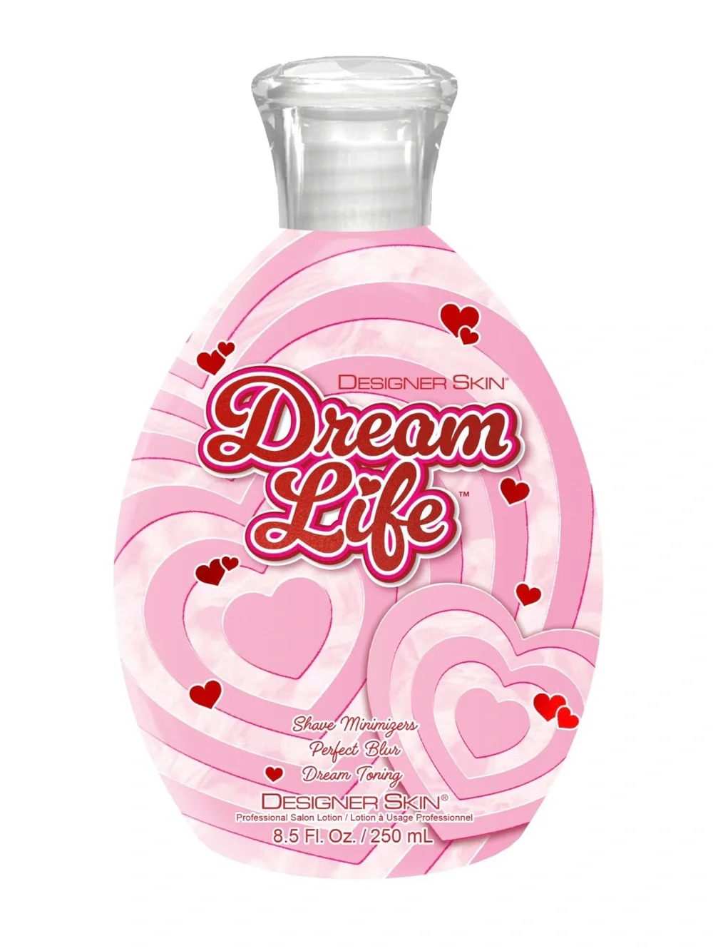 Designer Skin Dream Life Indoor Tanning Lotion 8.5 fl oz Pink/White Full Body